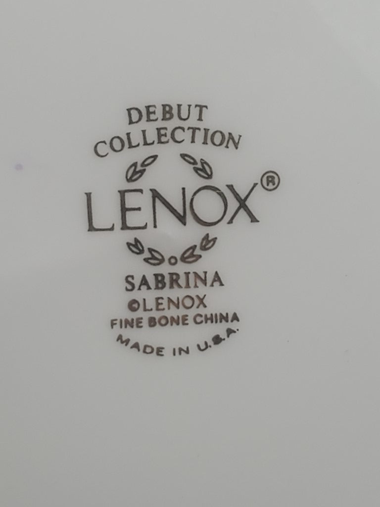 Set of 2 Lenox Sabrina Bread & Butter Plates LK